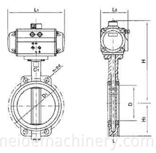 Butterfly valve parameters